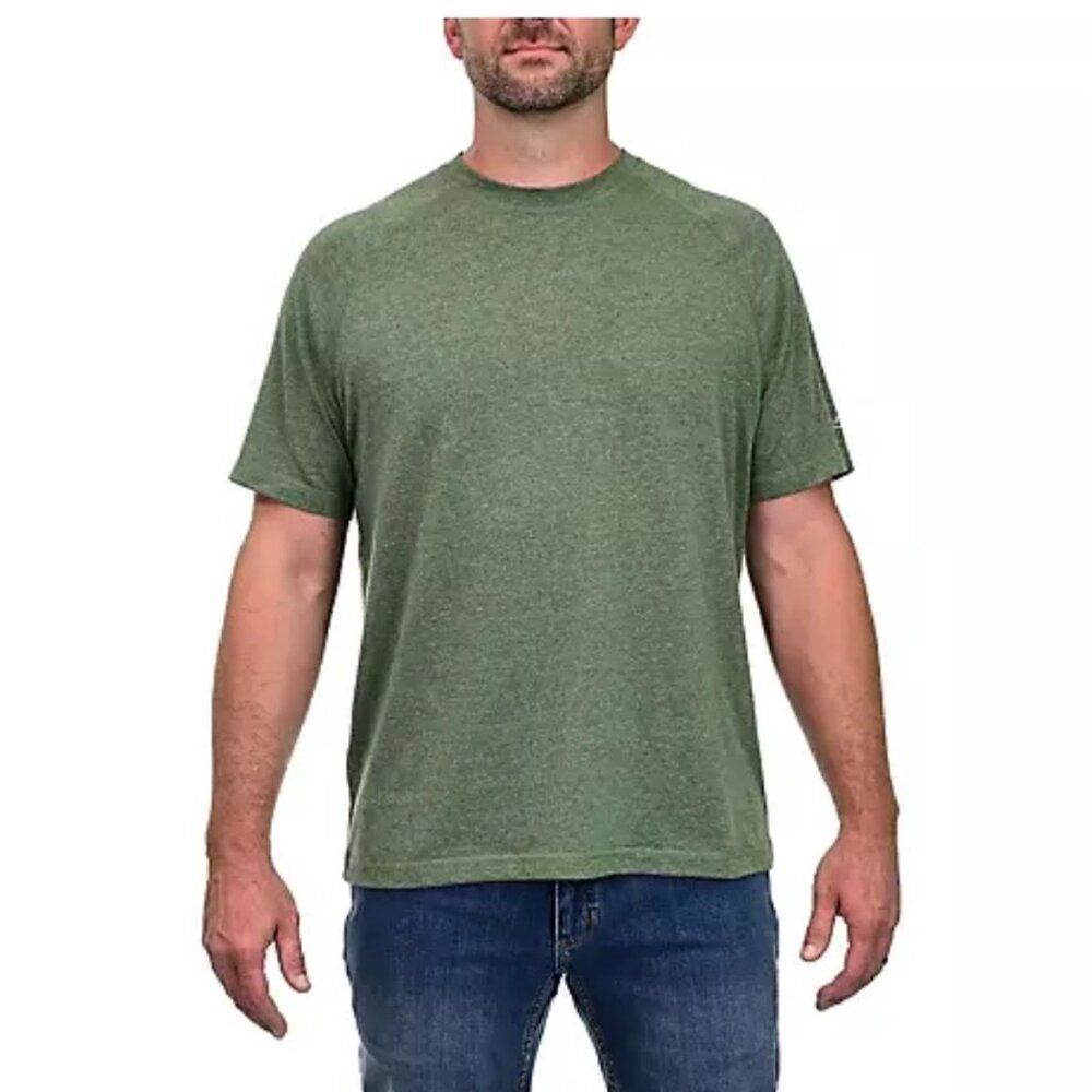 TSC Men Green Short Sleeve Crew Neck T-Shirt Size M